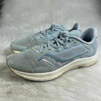 Saucony Mens Freedom 4 light blue Running Shoes Sneakers Size 8.5