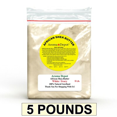 Raw Natural Butter 5 lbs Wholesale Pure Organic Unrefined For Skin Body Hair