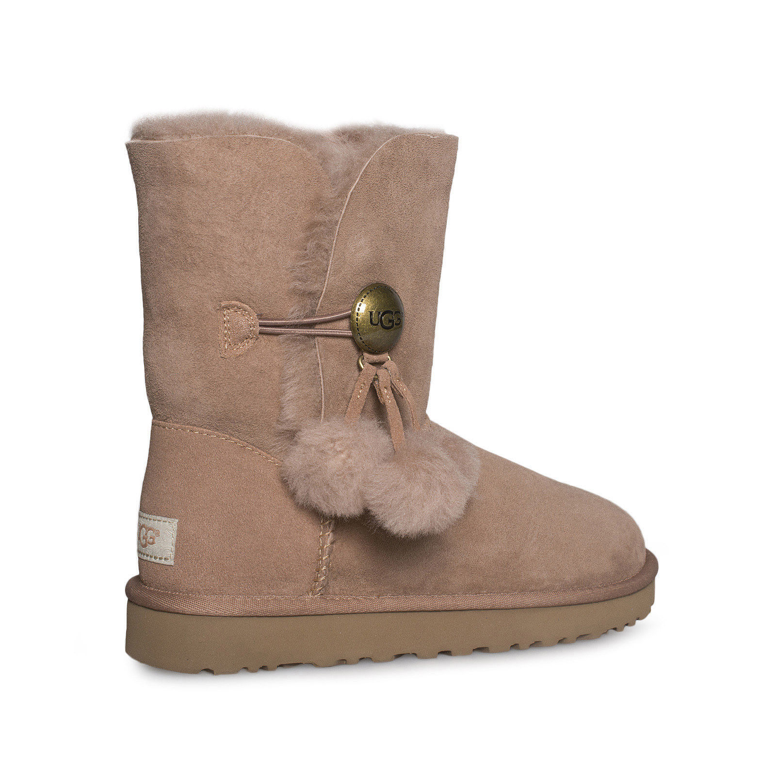 Pre-owned Ugg In Box  Women's Bailey Button Puff Sand Sizes: 7,8,9, 10