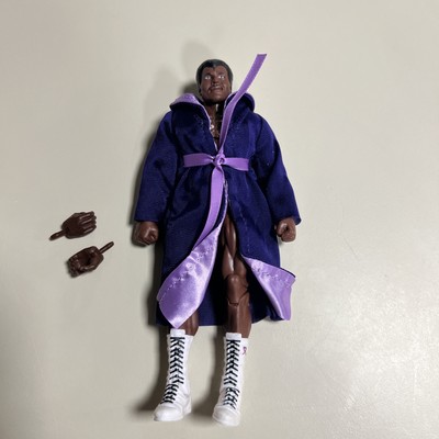Rocky Johnson WWE Mattel Wrestling Figure With Robe 2011