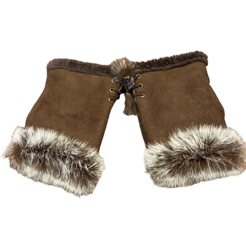 ★AMES-WORLDWIDE★HAIRY KNIT GLOVES & MUFFLER SET IV★正規品 AMES-WORLDWIDE
