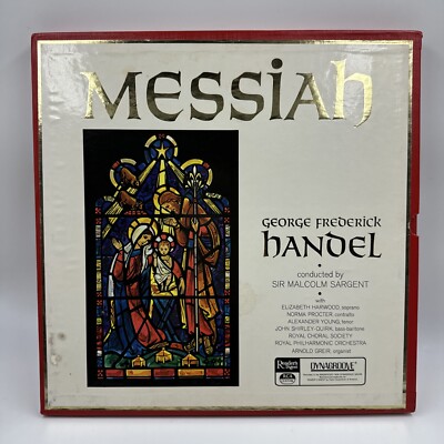 Messiah George Frederick Handel 3 Vinyl LPS-Reader s Digest