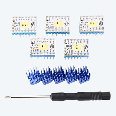 3D Printer Parts 5PCS Upgrade Stepstick Mute S2209 V4.0 Stepper Motor Driver ...