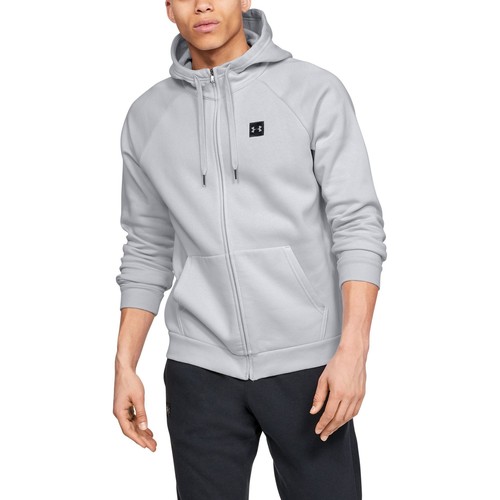 

[1320737-014] Мужская флисовая толстовка с капюшоном на молнии Under Armour Rival, Серый