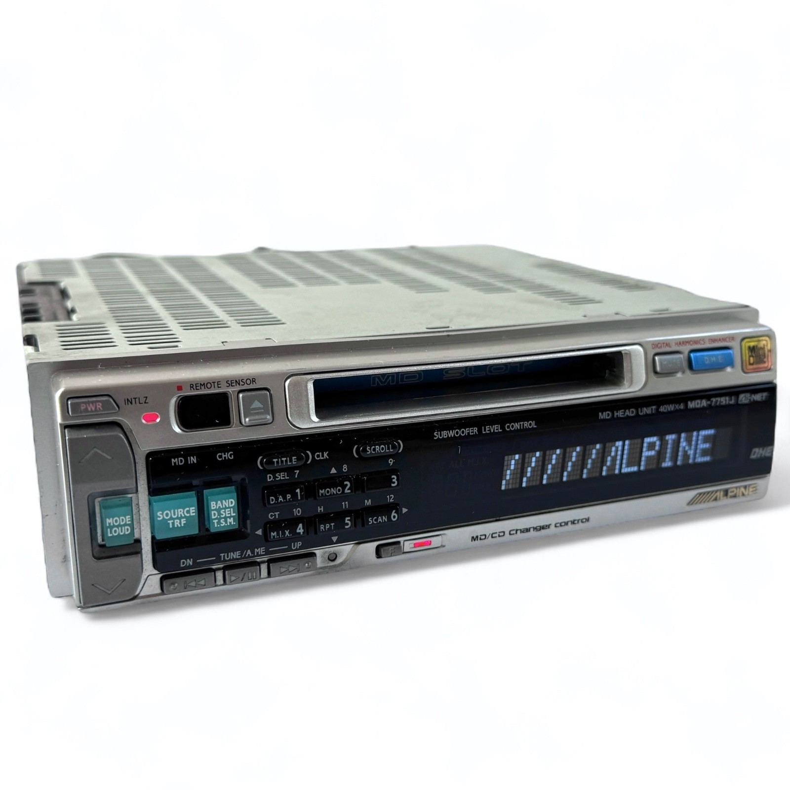 ALPINE CD/DVDカーオーディオgx71gx61 Alpine MDA-7751J MD Head Unit 40Wx4 AI-NET MiniDisc Car