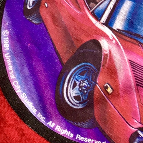 Vintage 1981 Magnum P.I. Thin T Shirt Adult Red Tom Selleck Rare