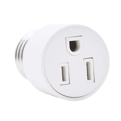 Light Socket To Plug Adapter Outlet Plug Converter E26 Bulb Socket Adapter