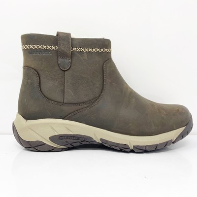 

Merrell Womens Encore 4 Bluff J003828W Коричневые непромокаемые зимние сапоги на молнии Размер 8 W, Коричневый, Encore 4 Bluff