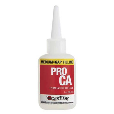 Great Planes Pro CA+ Glue Medium 1 oz GPMR6008 Miscellaneous Airplane