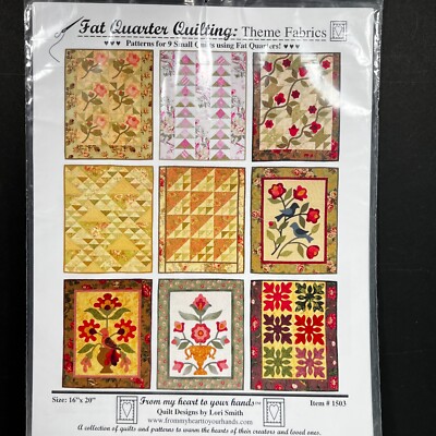 Fat Quarter Quilting SMALL QUILTS DOLL SIZE Patterns Lori Smith 16x20 YOU PICK