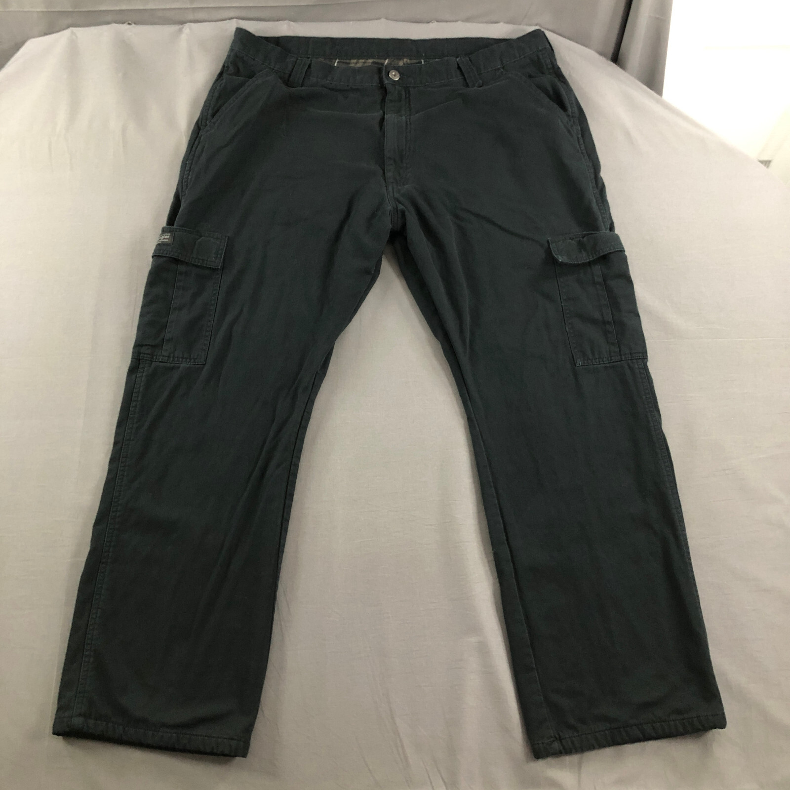 Pantalon Cargo Wrangler Homme Noir - Taille 44 X 30.5 - Occasion Très Bon État