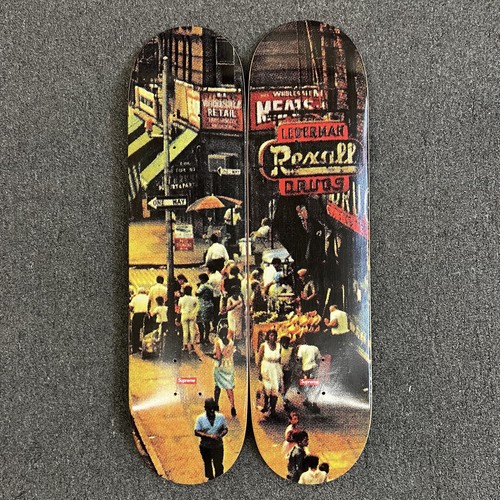 FW10 Supreme Street Scene Skateboard Deck Set 2010 Deadstock