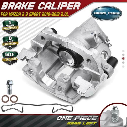 Disc Brake Caliper w/ Bracket for Mazda 3 3 Sport L4 2.0L 2010-2013 Rear Driver