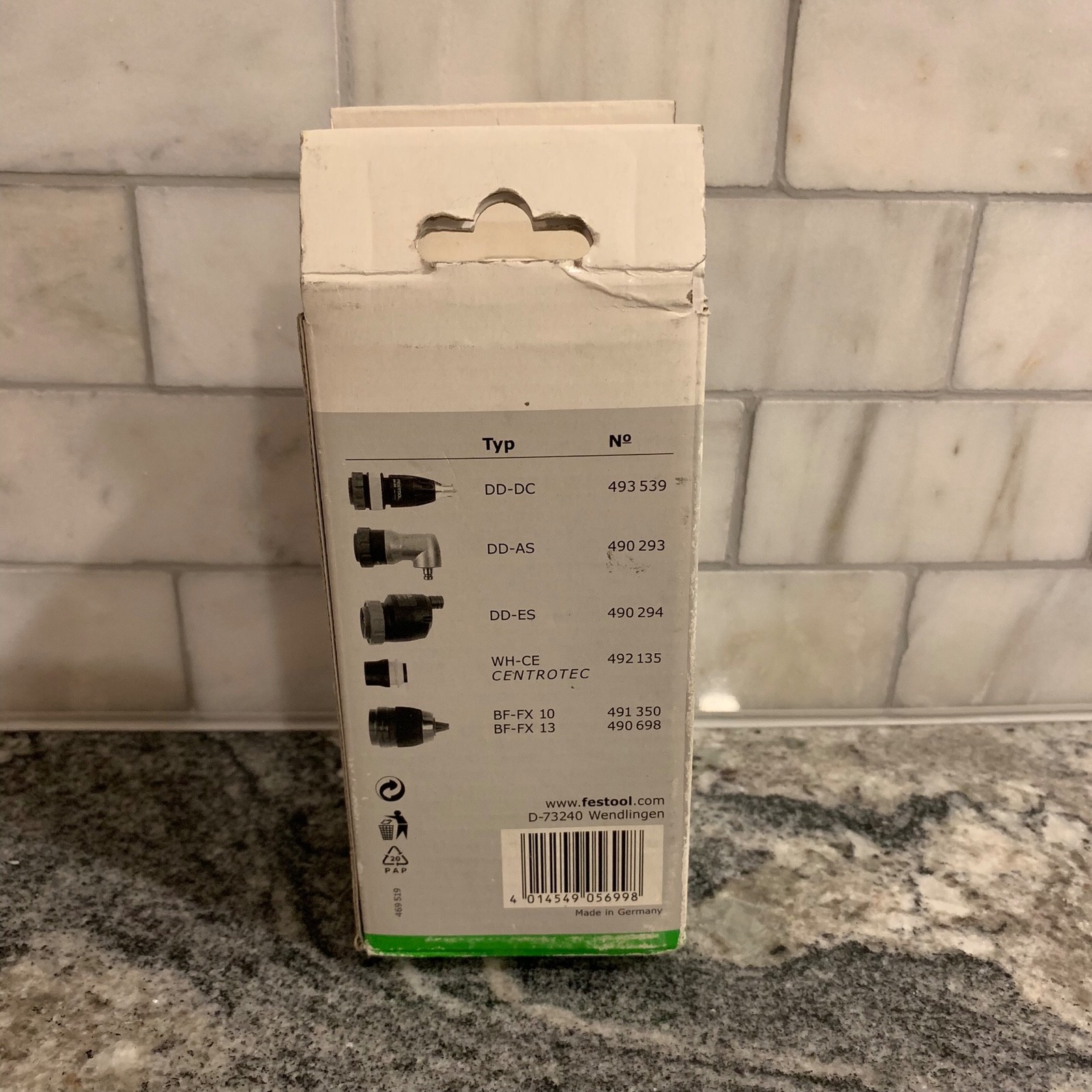 Festool Fastfix Depth Stop Chuck DD-DC 493539