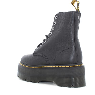 Pre-owned Dr. Martens A23us Women's Amphibian With Platform 26925001 1460 Pascal Max Pisa In Black