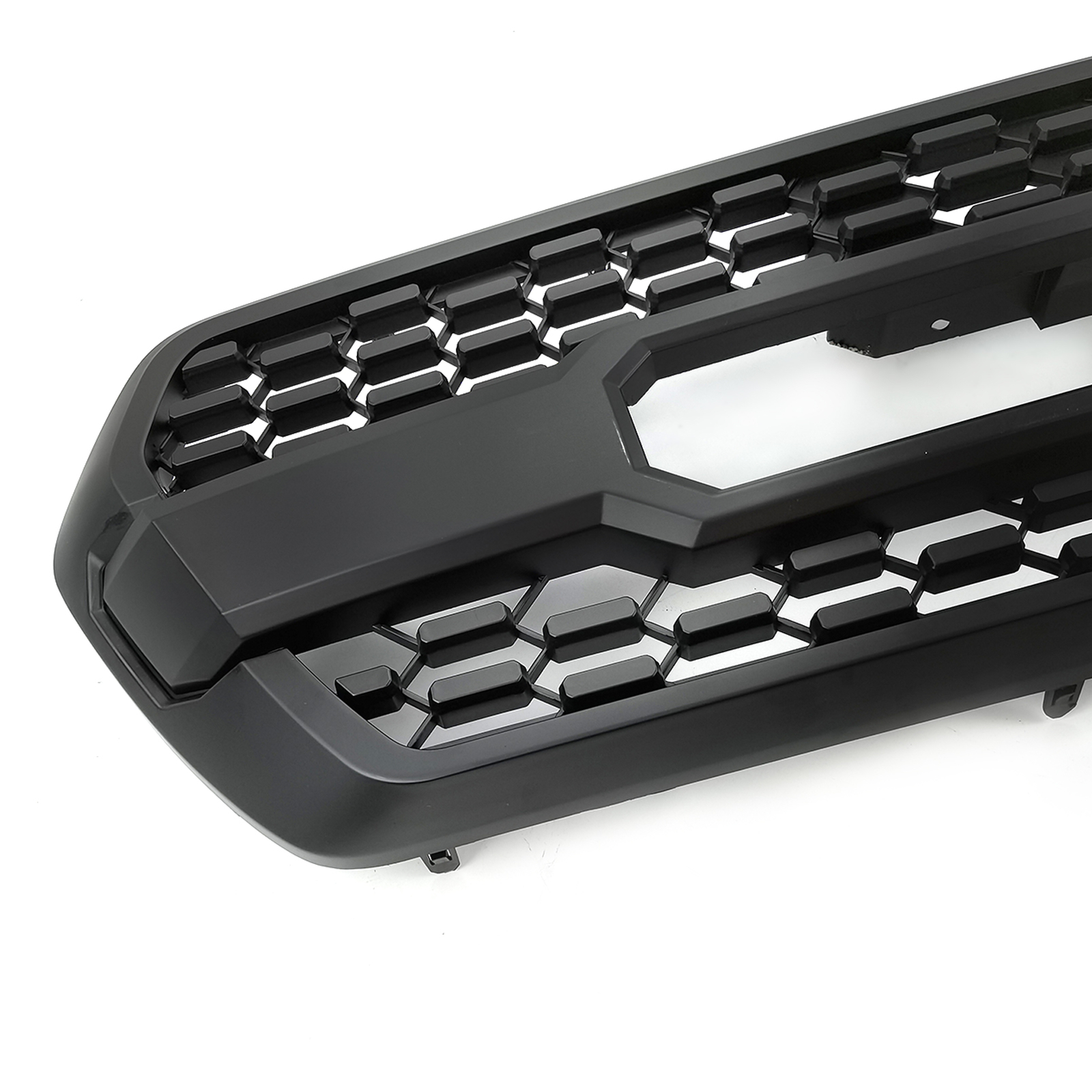 Front Bumper Grille With Accessories + Garnish Sensor For 2016-2023 Tacoma Black