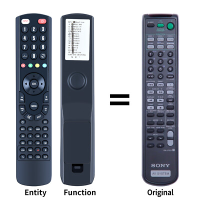 RM-U305 Replacement Remote Control For Sony AV System STR-DE475 STR-DE575