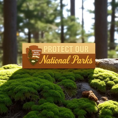 Protect Our National Parks Vinyl Bumper Stickers, Protect National Parks Car Ma