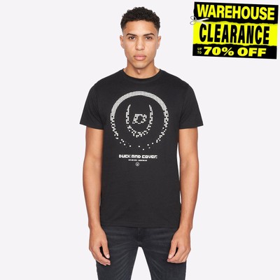 Duck And Cover Centrica Mens Casual Fashion Designer Top T-Shirt Black