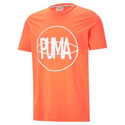 

Puma Bp Graphic Crew Neck Футболка с коротким рукавом 2 Мужские оранжевые повседневные топы 530731-, Оранжевый, Puma Bp Graphic Crew Neck Short Sleeve T-Shirt 2