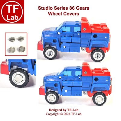 Wheel Covers for Legacy United G1 Generations Gears Upgrade Kit Transformers