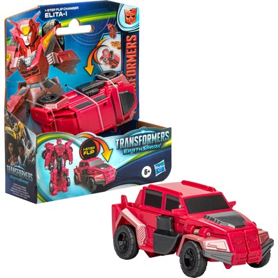 Hasbro Transformers EarthSpark 1-Step Flip Changer Elita-1, Spielfigur
