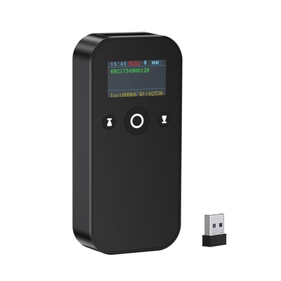 Bluetooth Barcode Scanner Portable 1D USB Laser Mini Bar Code Reader 3-in-1 B...
