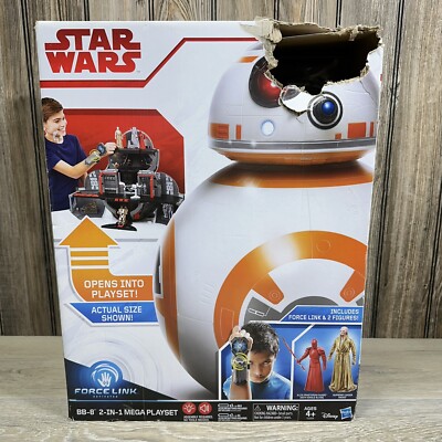 Disney Star Wars BB-8 2-in-1 Mega Playset Force Link Two Figures Toy Jabba Cups