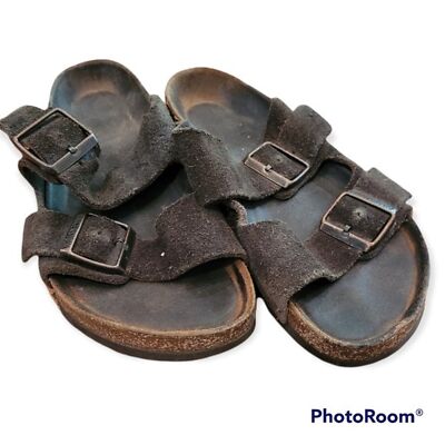 BIRKENSTOCK 【SCARBA】37 Birkenstock Arizona Brown Leather Sandal 37 | eBay