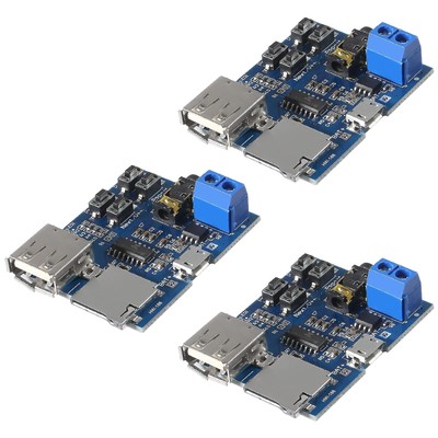 3pcs MP3 Lossless Decoder Player Module with Audio Amplifier Audio Decoding P...