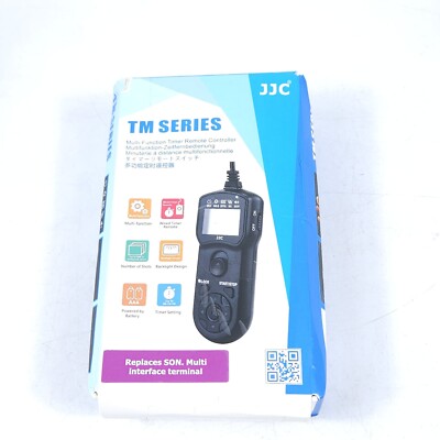 JJC Intervalometer LCD Timer Remote Shutter AS SONY multi interface connector