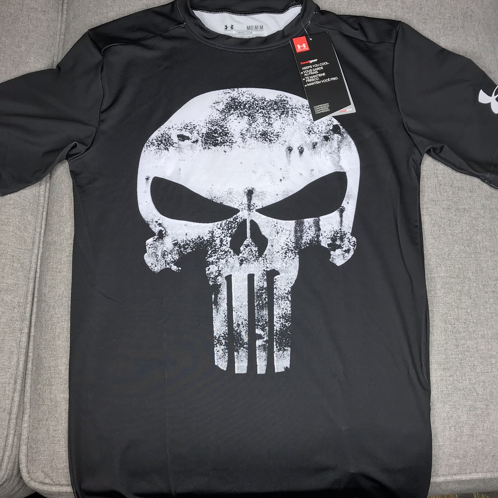 punisher t shirt under armour