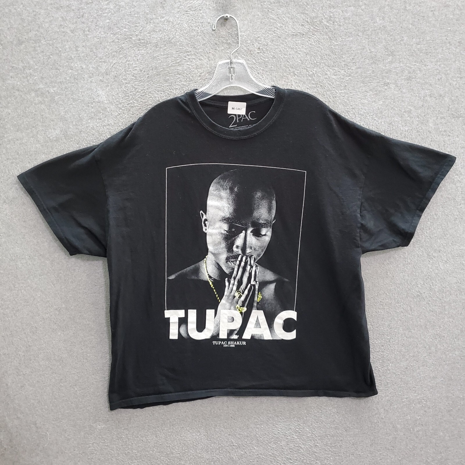 2PAC 出品 2Pac '00s Memorial Portrait T-Shirt Vintage 2006 tupac shakur - Gem
