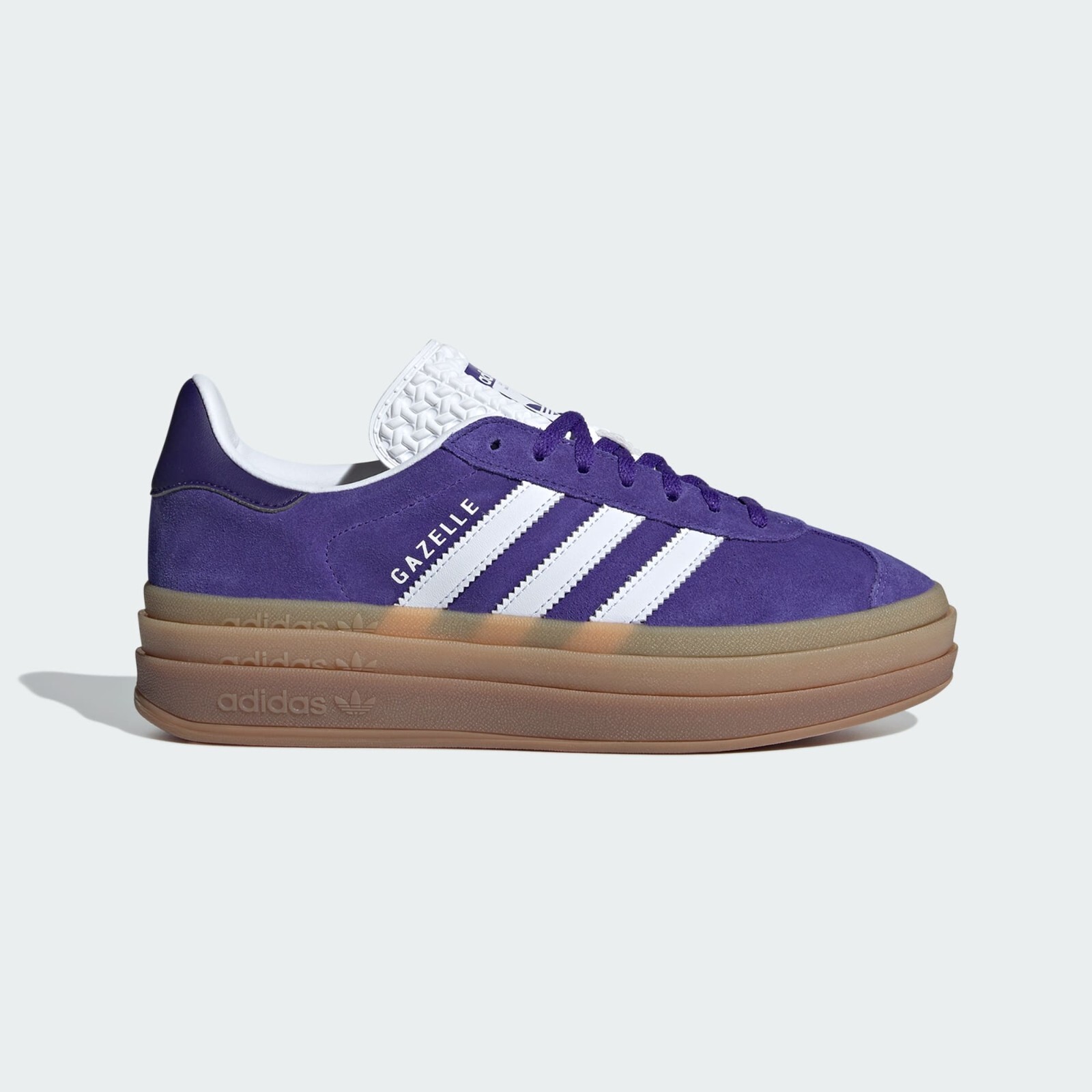 Adidas Women's Gazelle Bold Sneakers Shoes Energy Ink/Cloud White