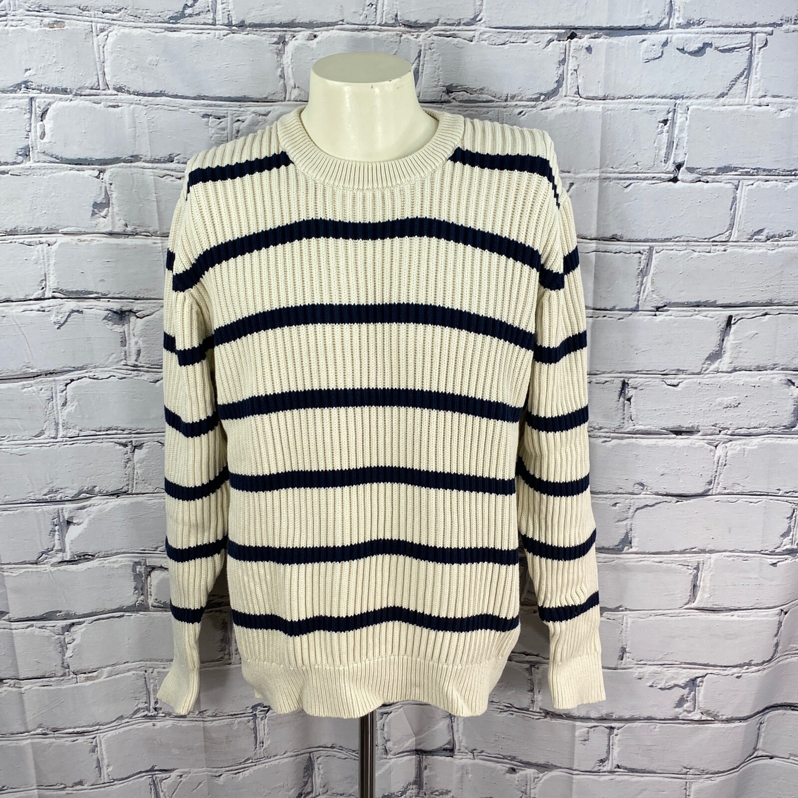 ll bean striped pullover