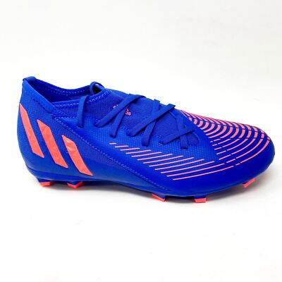 Adidas Predator Edge.3 FG Blue Youth Turf Soccer Cleats GW2361 | eBay