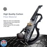 Premium Carbon Fiber Electric Violin Full Size 4/4,Professional Silent Electric Violin for Adults,Teens,Electric Fiddle with Pro Pick up-ZNDS-2304