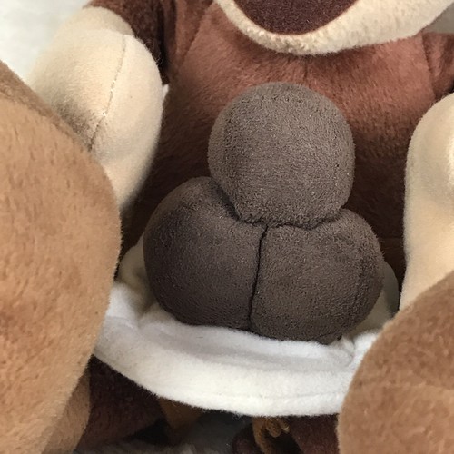 Lot Of 2 Disney Sega Plush Toys Gray Donald Duck Brown Mickey Mouse *Read