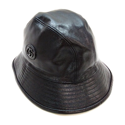 Gucci Hat   Black Leather (calf) 3248791