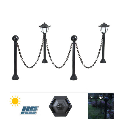 Grafner® LED Solarleuchte mit Kette Außenlampe Solarlaterne Strahler Lampe