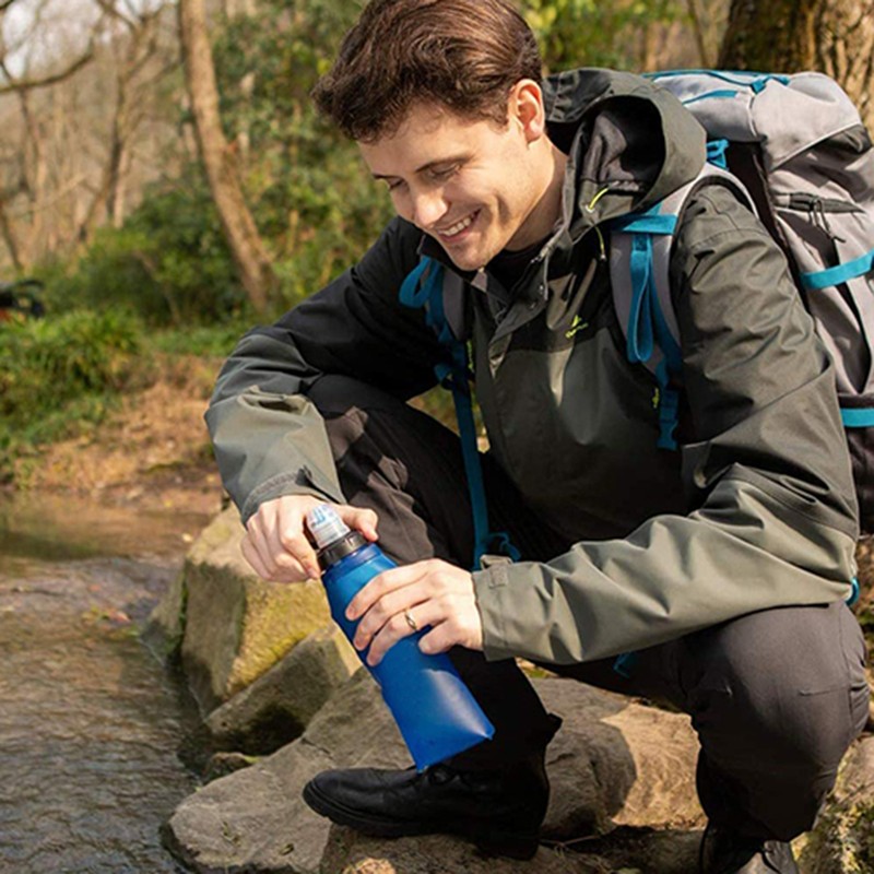 Water Bottle with Filter Travel Filter Bottle Fast Flow Water Purifier refined
