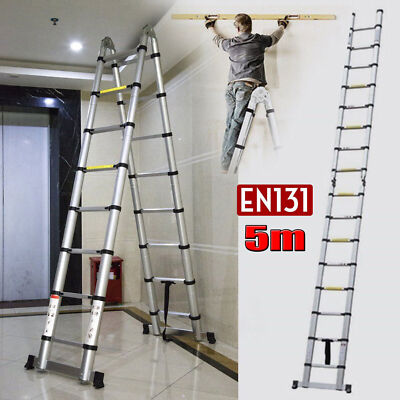 Telescopic Ladder Multi-Purpose Extendable Ladders Aluminium 20FT 16FT 12FT 10FT