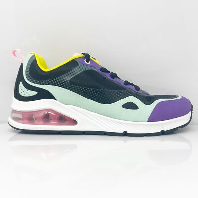 

Skechers Womens Uno 2 Mad Air 155544 Черная повседневная обувь Кроссовки Размер 9.5, Черный, Uno 2 Mad Air