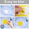 Down Jacket Repair Patch, Outdoor Gear Tenacious Repair Tape, Fabric Patches for Jackets, Waterproof Self-Adhesive Nylon Fabric Tape, Puffer Jacket, Tent, Clothing Coat Bag（48pcs Yellow）