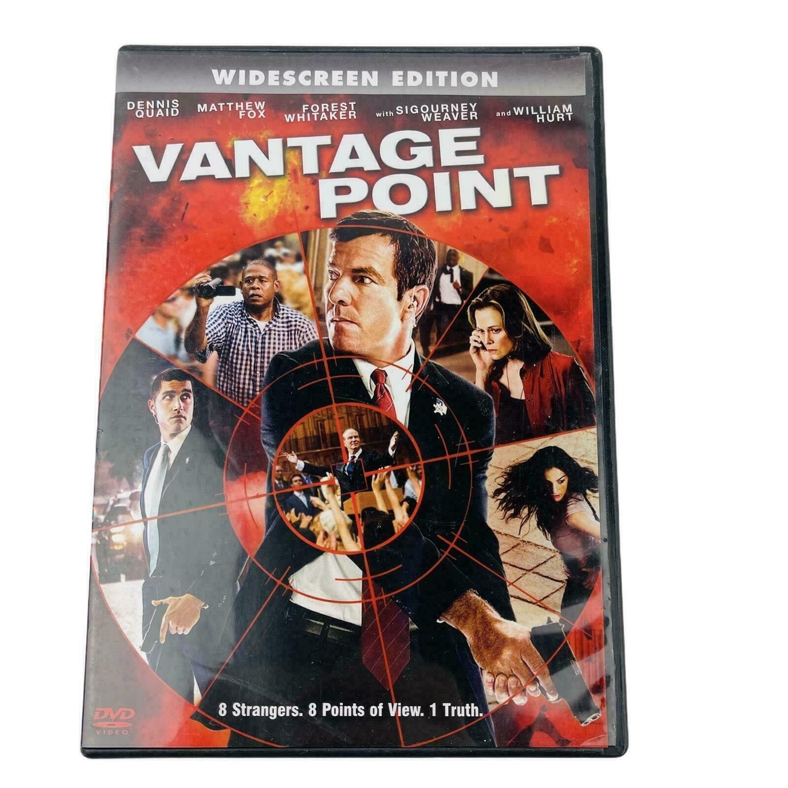 Vantage Point DVD 2008 Dennis Quaid Matthew Fox Forest Whitaker