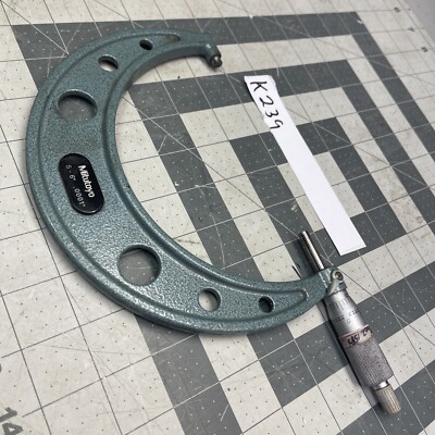 MITUTOYO 5 - 6'' Outside Micrometer #103-220A   (k239