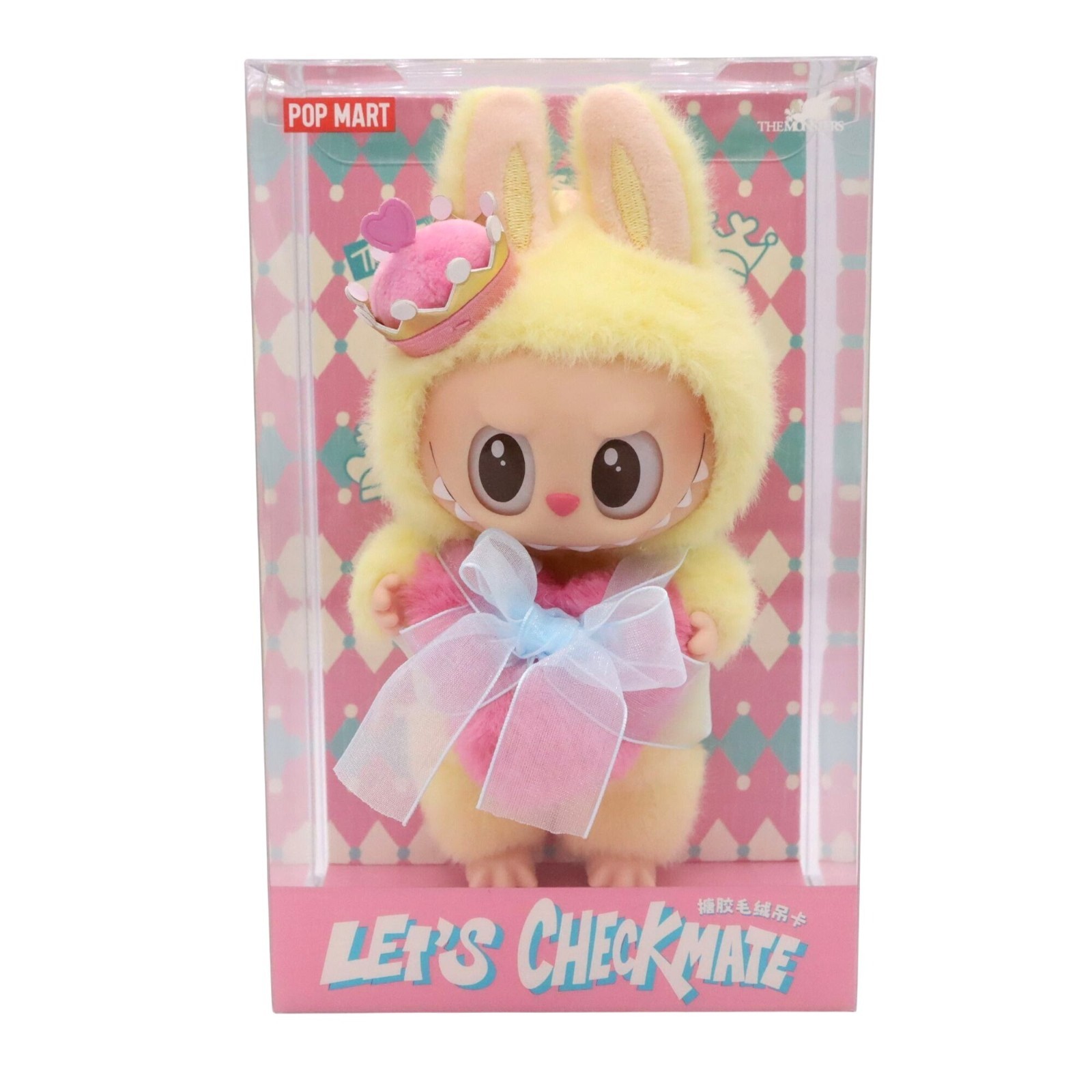 【正真正銘正規品】ラブブ　POP MART LET'S CHECKMATE Authentic Pop Mart LABUBU Let's Checkmate Queen Plush