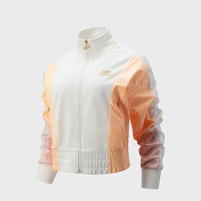 

Женская спортивная куртка с морской солью New Balance Athletics Higher Learning, Белый