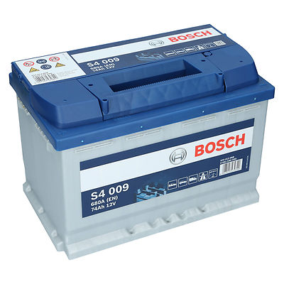 PKW Autobatterie 12 Volt 74 Ah Bosch S4 009 Starterbatterie ersetzt 70Ah 75Ah 