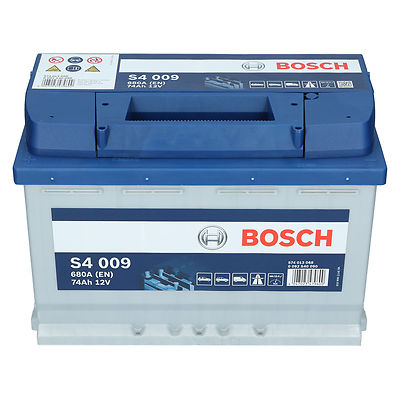 PKW Autobatterie 12 Volt 74 Ah Bosch S4 009 Starterbatterie ersetzt 70Ah 75Ah 